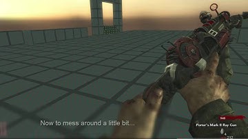 Call of duty: World at War "Custom zombies - Ray Gun Mark 2 tests"