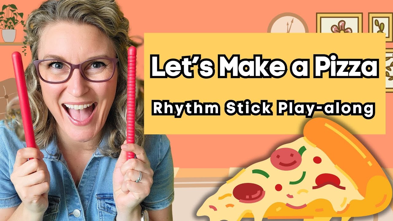 Let's Make a Pizza | Rhythm Sticks Play-Along Song | Toddler Preschool Music Class Let's Make a Pizza | Rhythm Sticks Play-Along Song | Toddler Preschool Music Class