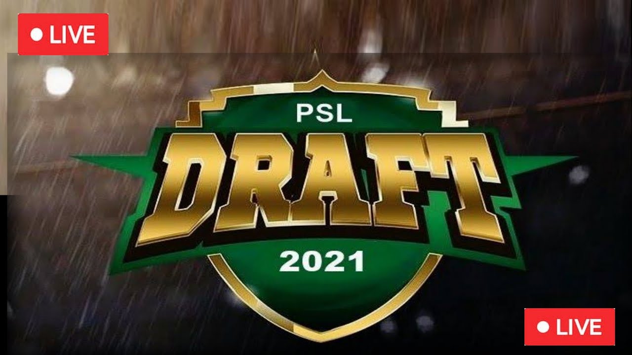 HBL PSL Draft 2021 Live Streaming Live PSL 6 Player Draft #HBLPSLDraft # Live