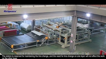 Richpeace Double Layer Automatic Feeding Single Needle Quilting MAchine