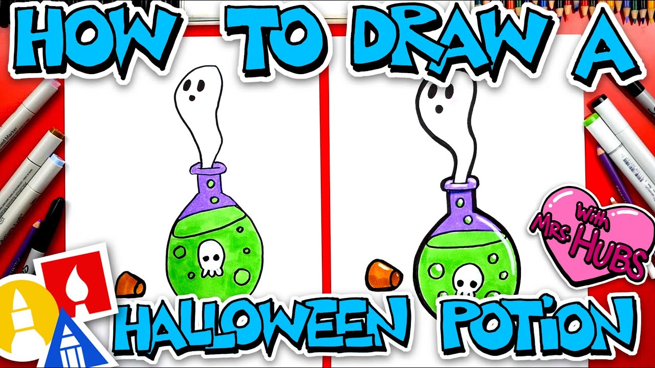 New Lessons! How to draw a Halloween - Art for Kids Hub