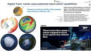 YOPP Final Summit. Peter Bauer from ECMWF discussing Digital Twins