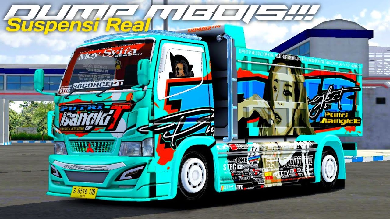 SHARE MOD DUMP TRUCK PUTRI BANGKIT LINK MEDIAFIRE NO PW | MOD BUSSID