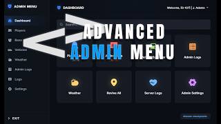 Advanced Admin Menu Preview
