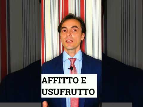 usufrutto e affitto