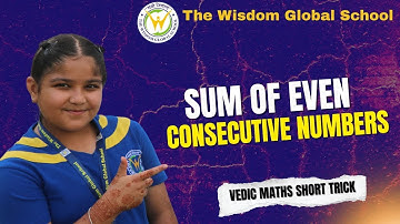 Sum of Even Consecutive Numbers | Easy Math Shortcut Trick |  Math Magic 🚀