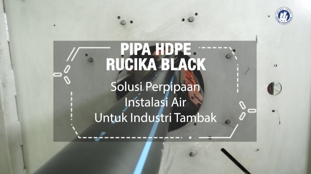 Pipa HDPE Rucika Black Untuk Tambak Udang