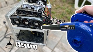 How To Dust Clean Mining Rig