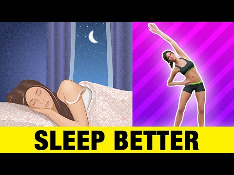 बेहतर नींद: घर पर 8 सरल व्यायाम