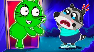 Raccoons and Rainbow Friends Have Fun | Raccoon&#39;s Funny Stories For Kids.