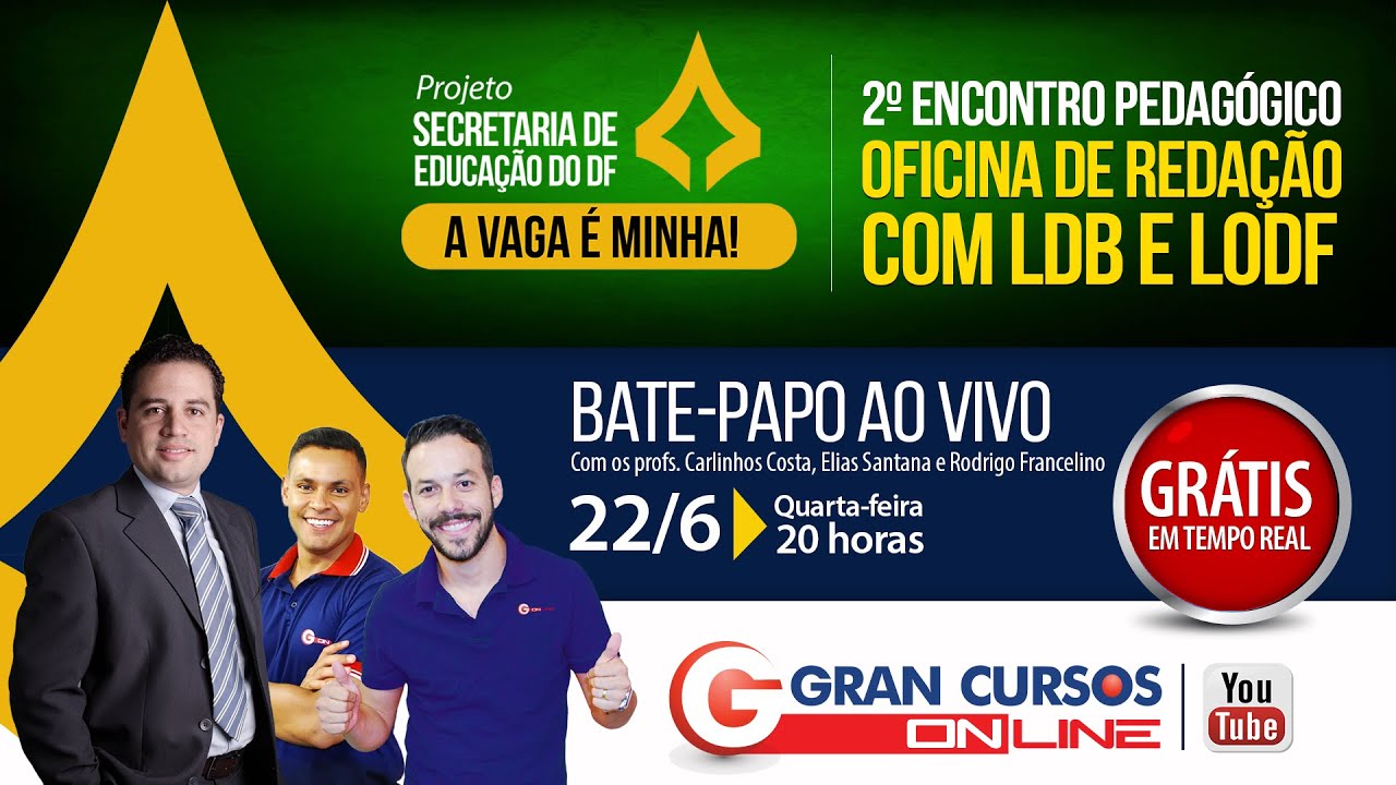 2º Encontro Pedagógico | Oficina de Redação com LDB e LODF