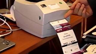 BCARD NFC Badge on Paper at WIMA 2012