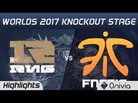 RNG vs FNC Highlights Game 4 World Championship 2017 Knockout Stage Fnatic vs Royal Never Give U