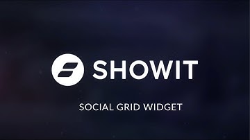 How to Set Up the Social Grid Widget