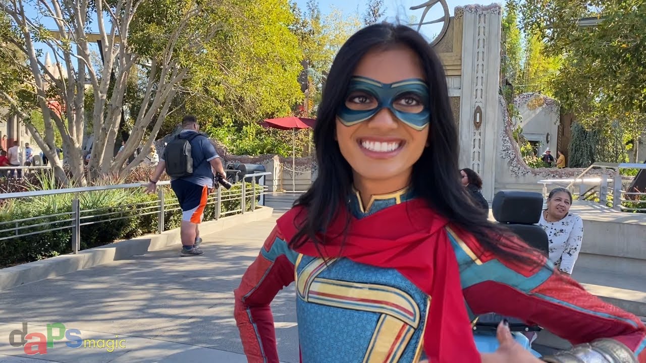Ms. Marvel at Avengers Campus - Disney California Adventure - June 2022 ...