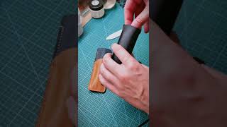 Logitech Spotlight Leather Case. Handmade Sleeve for a remote controller