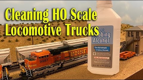 How To Clean HO Scale Locomotive Wheels