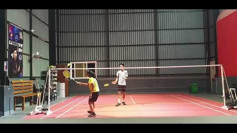 Net Cross Drops Practice Session Eric Deveshe.