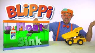 WOW! Cool Science Experiment With Blippi | Sink or Float Challenge | Blippi Science | Funny Videos