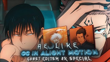 “Anime CC Pack by Ghost Edits | 10+ Pro CCs + Bonus LUTs | Alight Motion Presets” 