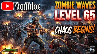 Zombie Waves Gameplay - Level 65 (Concourse Plaza V)