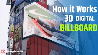 How it Works 3D DIGITAL BILLBOARD ADS #3dscreen #advertising  #price #allovertheworld #building screenshot 3