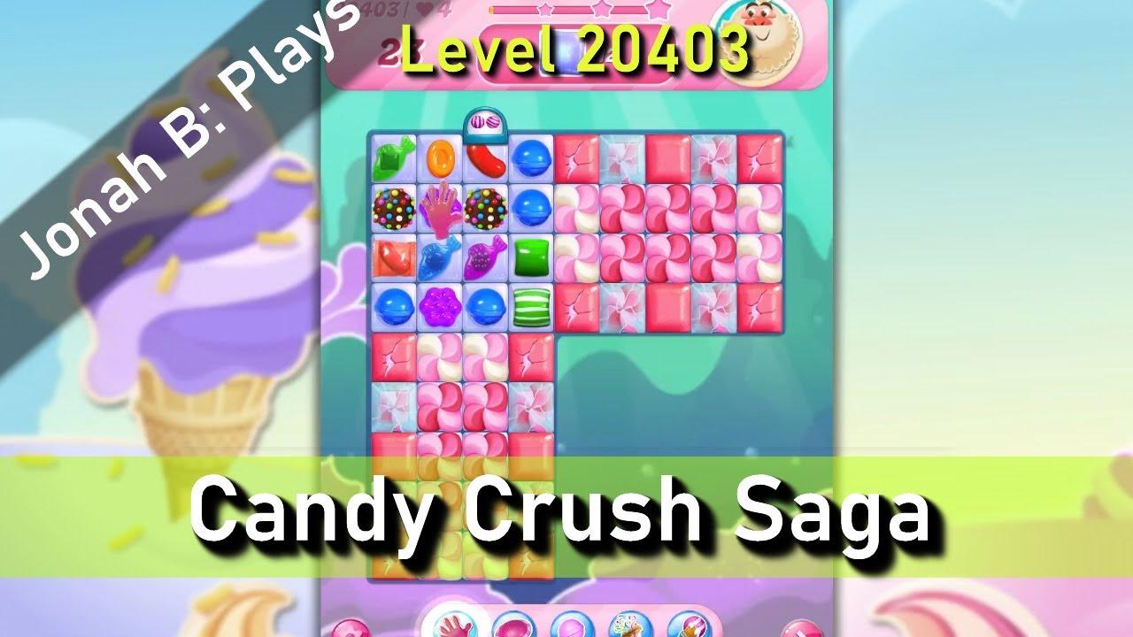 Candy Crush Saga Level 20403 - YouTube