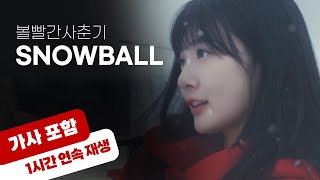 💿 볼빨간사춘기 - SnowBall [1시간 반복 재생 / 가사 포함]