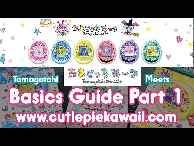 flicker Supersonic hastighed Udelade Tamagotchi Meets Basic Start Up Guide Part 1 *^~^* HOW TO PLAY JAPANESE  TAMAGOTCHI * MEETS *^~^* - YouTube