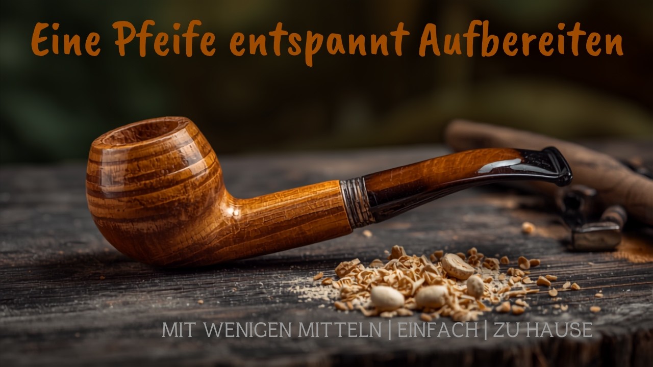 Wir bereiten eine Pfeife auf! | Einfache Mittel | Teil 1: Das Mundstück