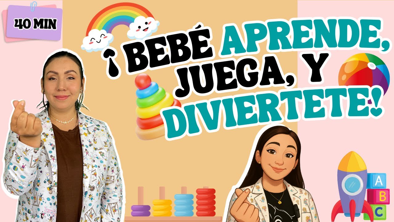 Aprende Colores, Números, Figuras y Animales con Canciones y Juegos Divertidos | Bebés y Niños