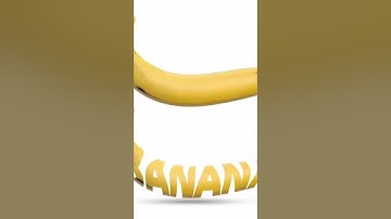 Banana Text Effect in Photoshop #photoshop #ascender