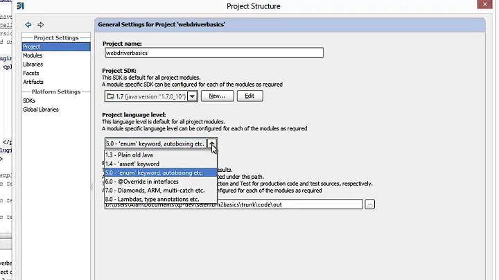 How to fix Java language level errors and issues using maven and IntelliJ