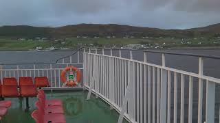 leaving uig on ferry
