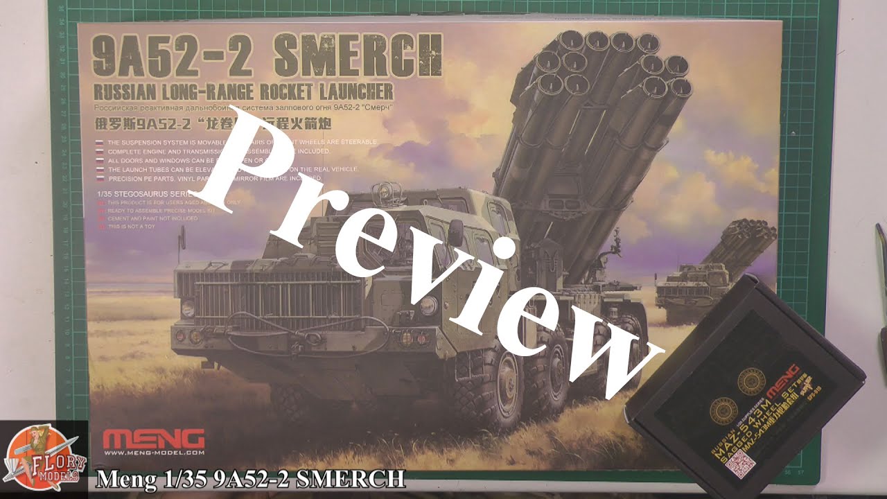 Meng 1/35th 9A52 2 SMERCH Preview - YouTube