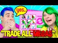 SAYING *YES* To My CRUSH For 24 HOURS In Adopt Me Challenge! She *STOLE* My MEGA DREAM PETS (Roblox)