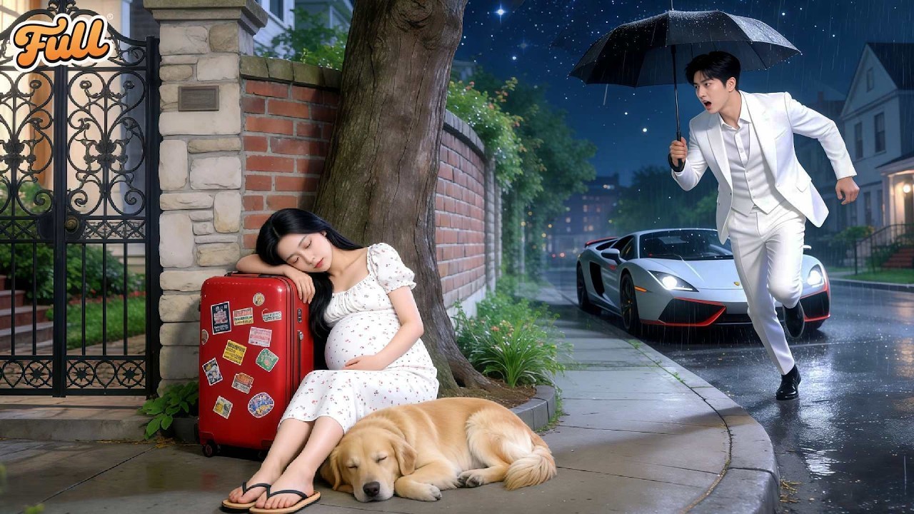 Pregnant Girl&Her Pets Kicked Out!But Her Baby's Dad Was CEO!Came In Sports Car To Take Her Home!
