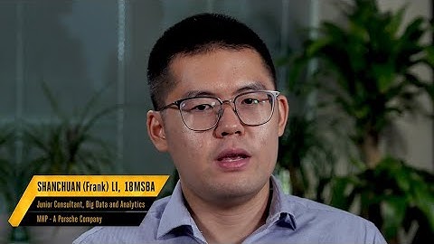 Talking the Language of Data | Frank Li 18MSBA | Profiles in Success