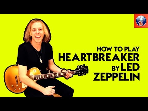 How to Play Heartbreaker by Led Zeppelin On Guitar - Simple Jimmy Page Guitar Lesson