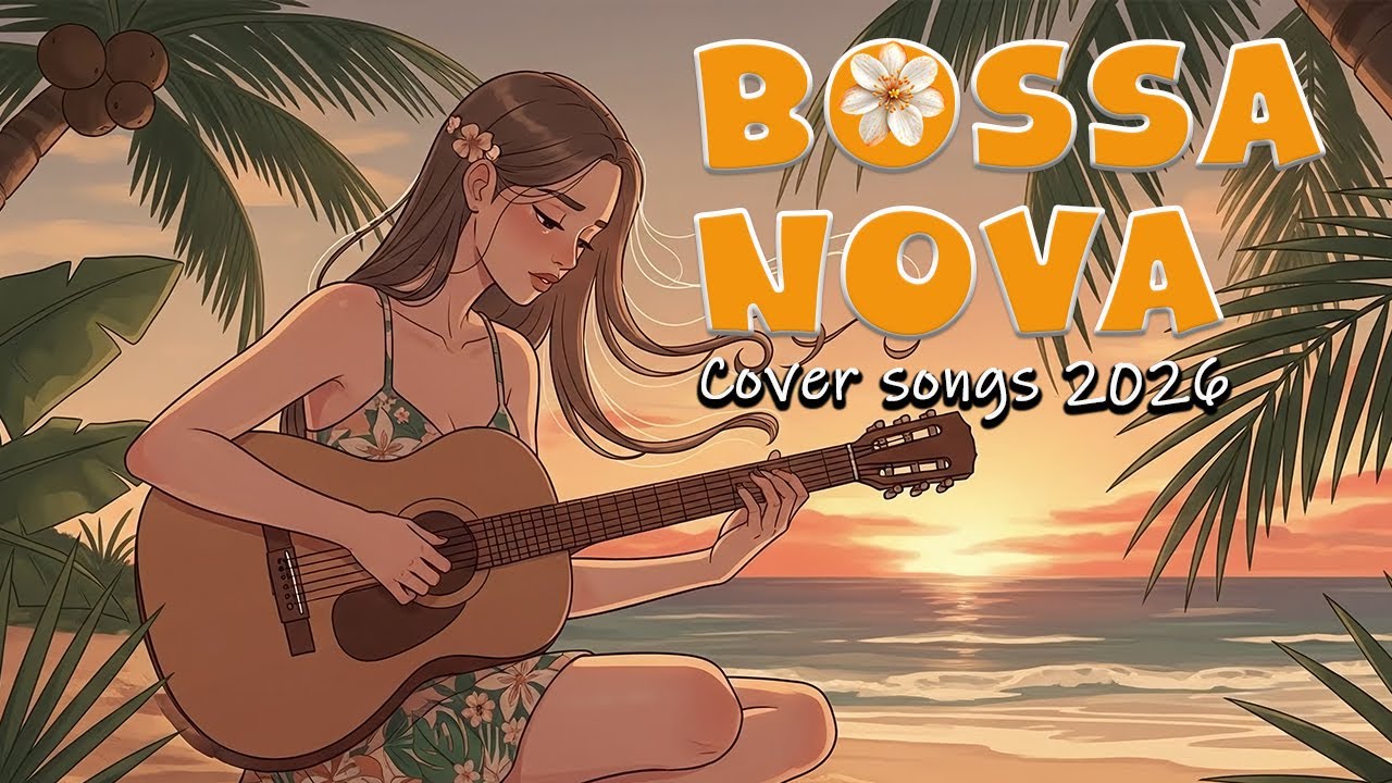 Bossa Nova Covers Of Popular Songs 100 Hits – Tropical Bossa for Relaxing & Calm Focus 🌅