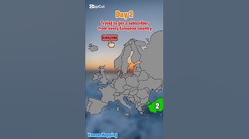 Trying to get a subscriber from every European country #mapper #mapping #countryballs #itzy #midzy