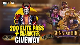 200Elite Pass Giveaway FREE FIRE SEASON 38!! 2Million Special- Free Fire Telugu Biggest Giveaway