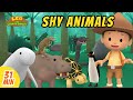 Shy Animals Videos Compilation | Leo the Wildlife Ranger | Animation | Fun Animal Show For Kids