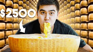 From Cow to Pasta: Cooking With A $2,500 Cheese Wheel