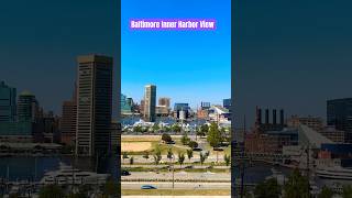 Baltimore Inner Harbor City Scape View From Federal Hill Park #baltimore#innerharbor #maryland#shots