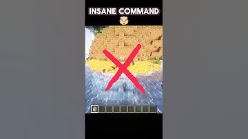 This Command Block Turns Water Into LAVA in Minecraft 🔥