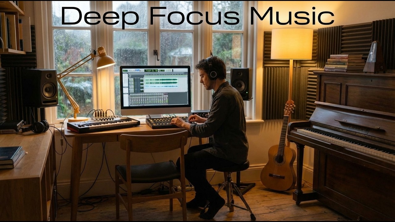 Deep Focus Music for Studying and Reading (3+ Hours) | Calm Piano