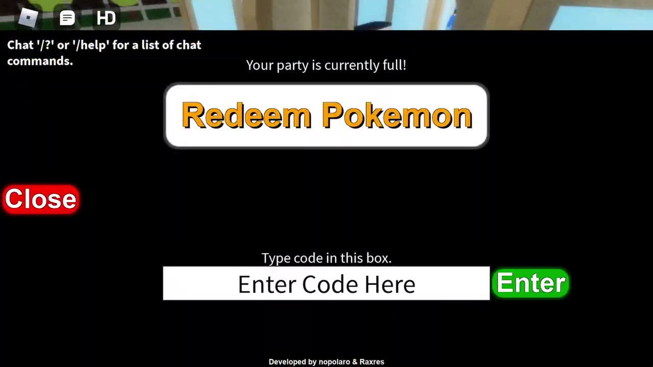 Roblox Pokemon Project Astra Codes