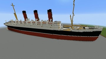 Minecraft. RMS Freemantle (RMS Bitterne rebuild)