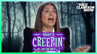 Salma Hayek And Kelly Clarkson Team Up In 'What's Creepin' Up On Me?' Game